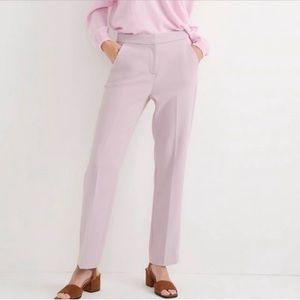 J crew Kate straight leg pants 4 season stretch lavender lilac purple